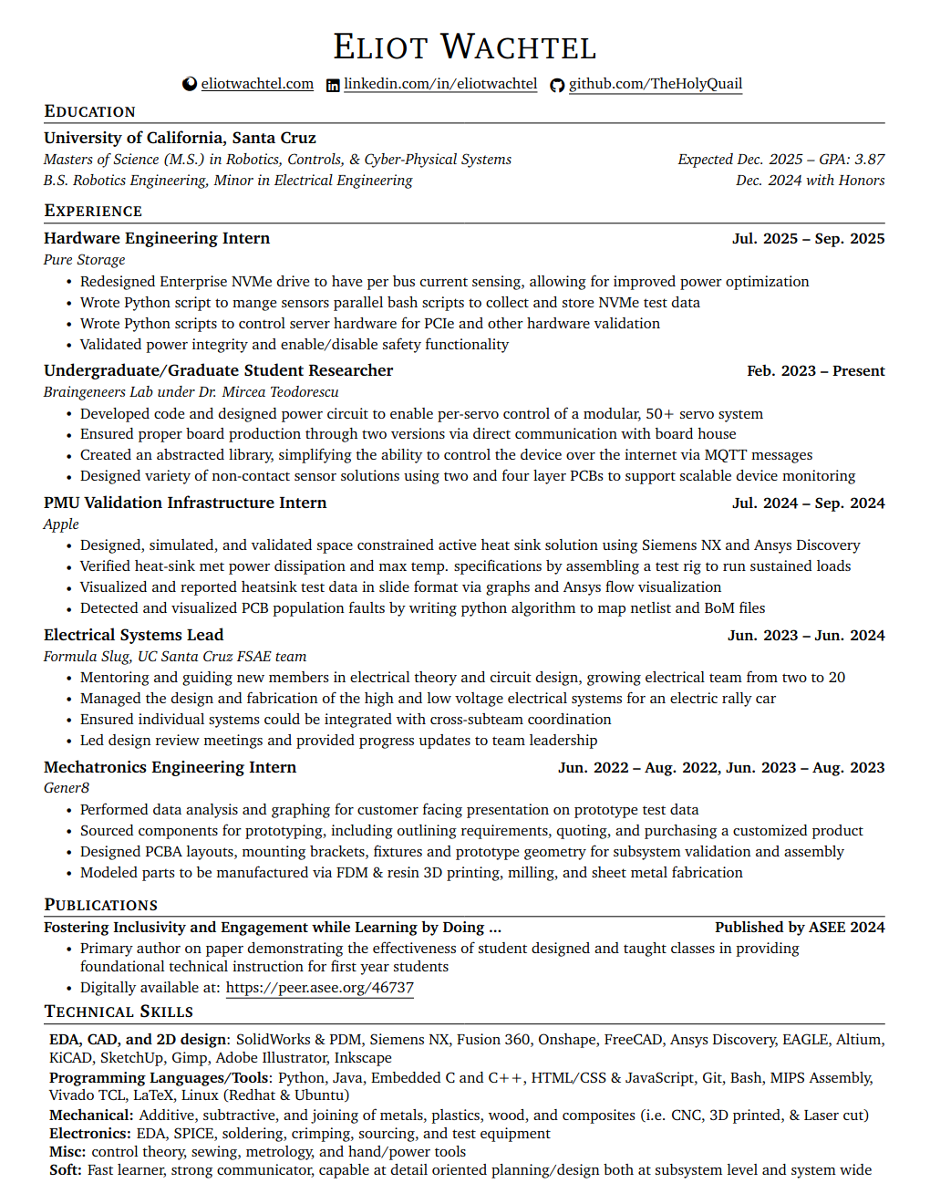 My resume