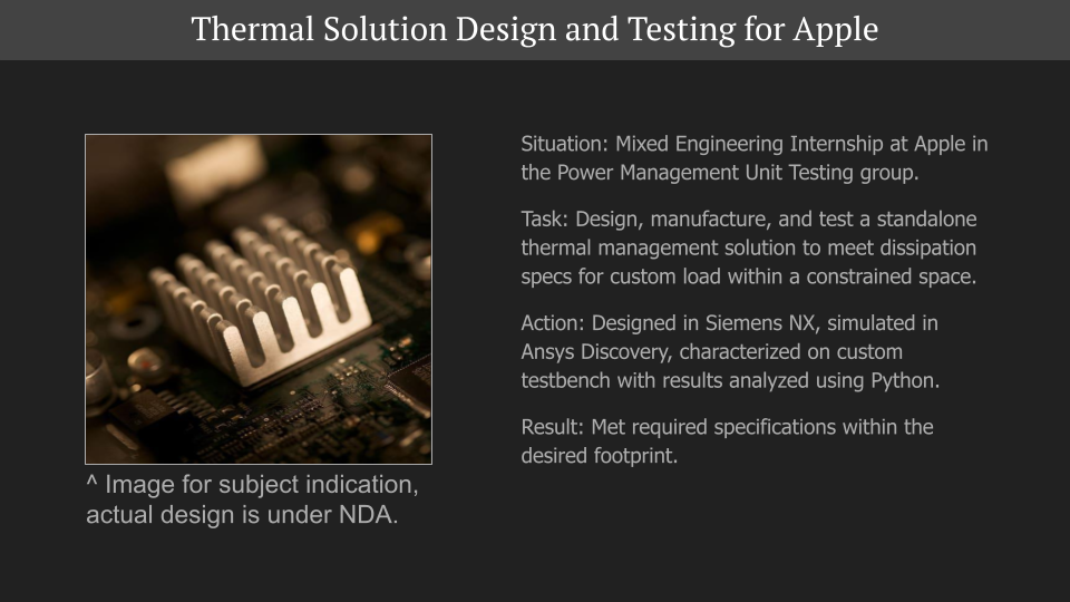 Apple Heatsink Design